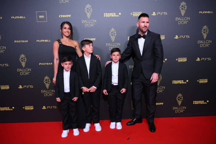 Ballon d'Or : Messi, Mbappé, Haaland et Vinicius Jr sont arrivés à la cérémonie