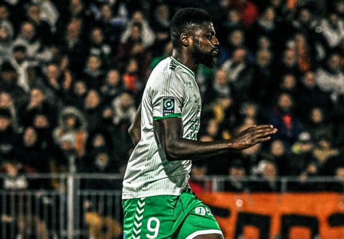 Ibrahim Sissoko marque un but décisif avec Saint-Etienne en Ligue 2