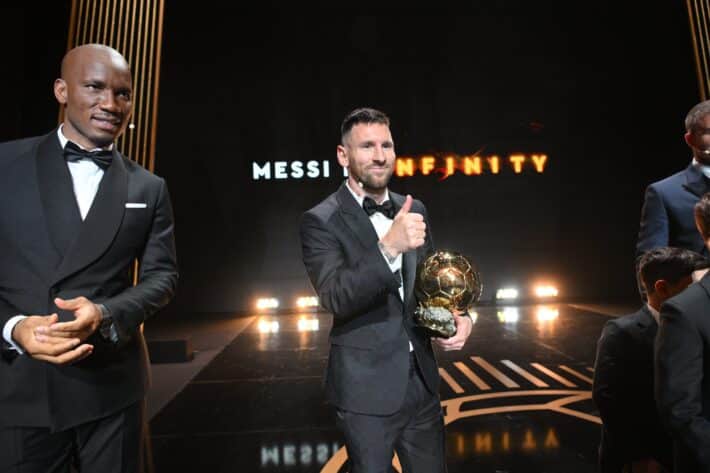 Messi remporte le Ballon d'Or 2023, découvrez la place d'Osimhen, Salah et Bounou