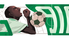 Rashidi Yekini : l'hommage de Doodle à l'ancien attaquant nigérian