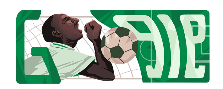 Rashidi Yekini : l'hommage de Doodle à l'ancien attaquant nigérian