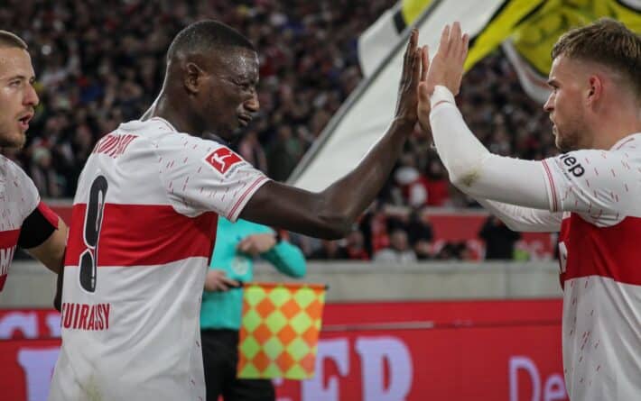 Bundesliga : Serhou Guirassy marque et sauve Stuttgart pour son retour (Vidéo)