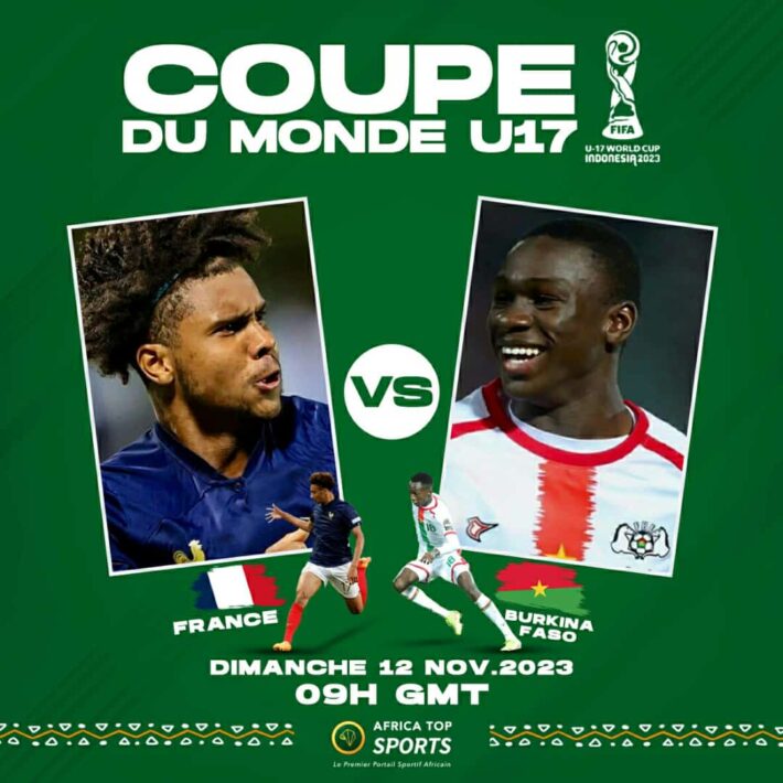 Coupe du Monde U-17 Burkina Faso : les compos officielles contre la France