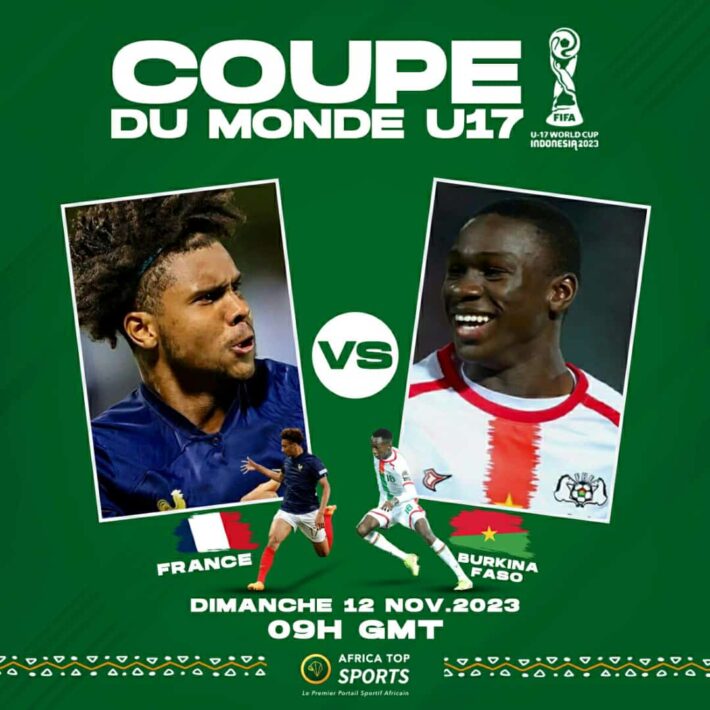 Coupe du Monde U17 Burkina Faso les compos officielles contre la France