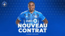 Sunusi Ibrahim prolonge son contrat au FC Montréal (Officiel)