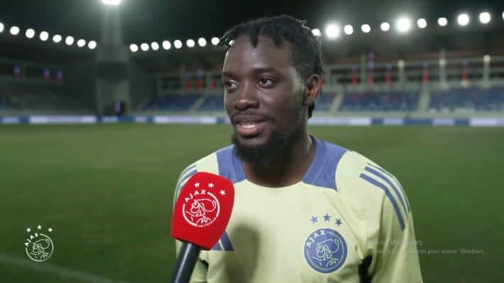 Bertrand Traoré formule un vœu après son premier match (Vidéo)