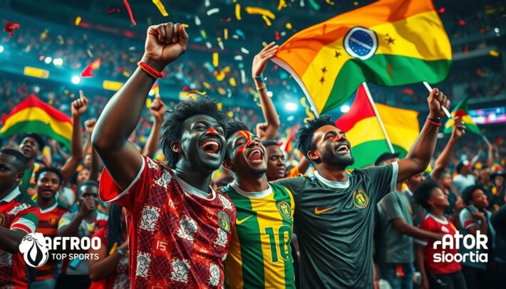 supporters passionnés du football africain