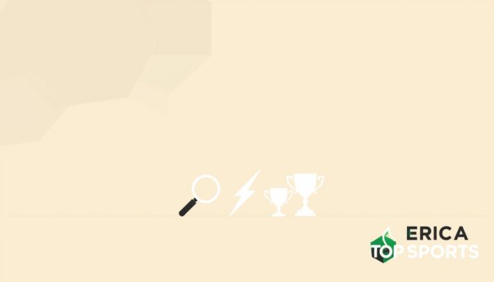 A serene, minimalist illustration of the core strategies for sports bettors. Featuring a crisp, geometric background in neutral tones, with subtle textural elements like overlapping hexagonal patterns. In the foreground, a group of simple icons or symbols representing key betting concepts - such as a dart, a magnifying glass, a lightning bolt, and a trophy. The overall aesthetic is clean, modern, and evocative of the "Africa Top Sports" brand, using a muted color palette and sleek, stylized visuals to convey the essentials of sports betting strategy.