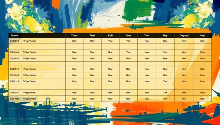 Création d'un tableau comparatif des sites de paris sportifs
