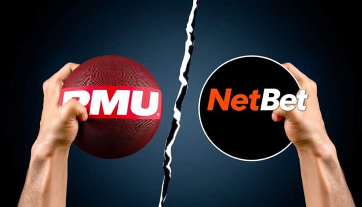 Image de PMU et NetBet côte à côte, représentant leur statut de alternatives de qualité dans le marché des paris sportifs.
