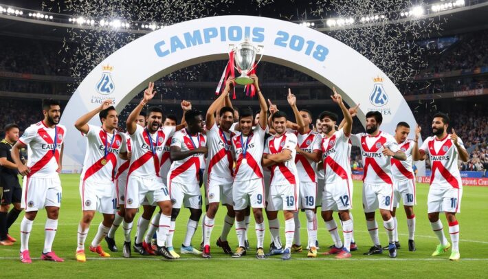 Image de l'équipe de Zamalek SC célébrant un titre en Ligue des Champions CAF