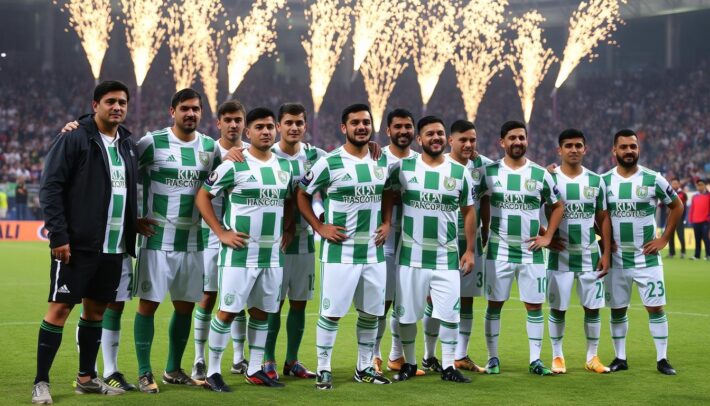 Image de l'équipe du Raja Club Athletic lors de la Coupe du Monde des Clubs FIFA