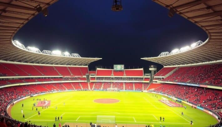 Image du Stade Paul Biya d'Olembé ou du Stade Hocine Aït Ahmed