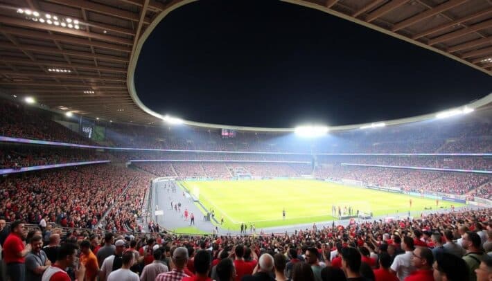 Image du Stade international du Caire lors d'un match