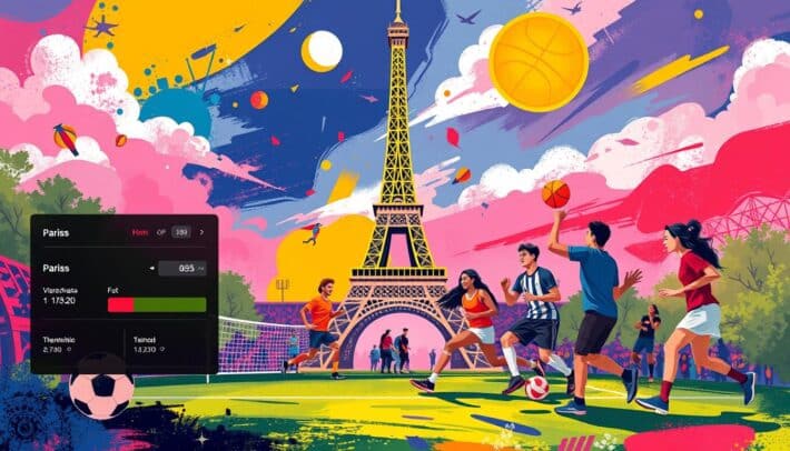 Image generation prompt for PMU Paris Sportifs