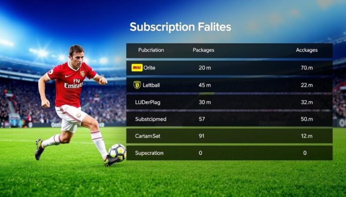 comparatif abonnements football TV