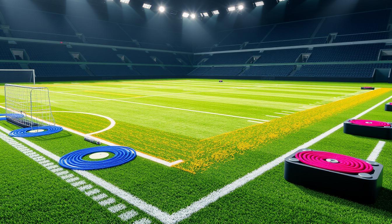 Stade de foot moderne - Caractéristiques et avantages, image size:1344x768