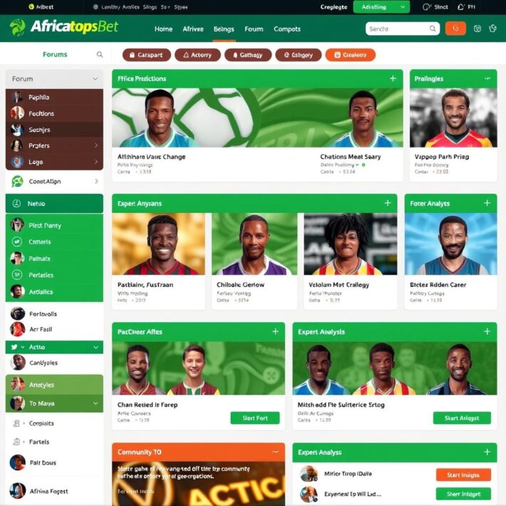 Communauté de parieurs africains échangeant sur les pronostics sportifs