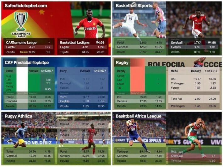 Différents sports couverts par les pronostics sportifs africains sur Africatopbet.com