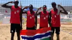 La Gambie connaît un bon début en coupe continentale de beach-volley, Martil 2025