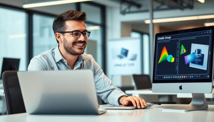 Consultant satisfait après avoir utilisé le simulateur portage salarial d'Umalis Group Consultant satisfait après avoir utilisé le simulateur portage salarial d'Umalis Group