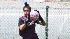 Kaylin Swart, la gardienne de but des Banyana Banyana, confiante avant l'ouverture de la CAN féminine