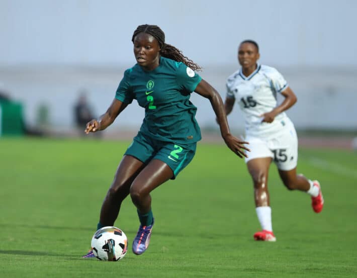 Chinwendu Ihezuo a offert la victoire au NIgéria, à la 88è minute, face au Botswana