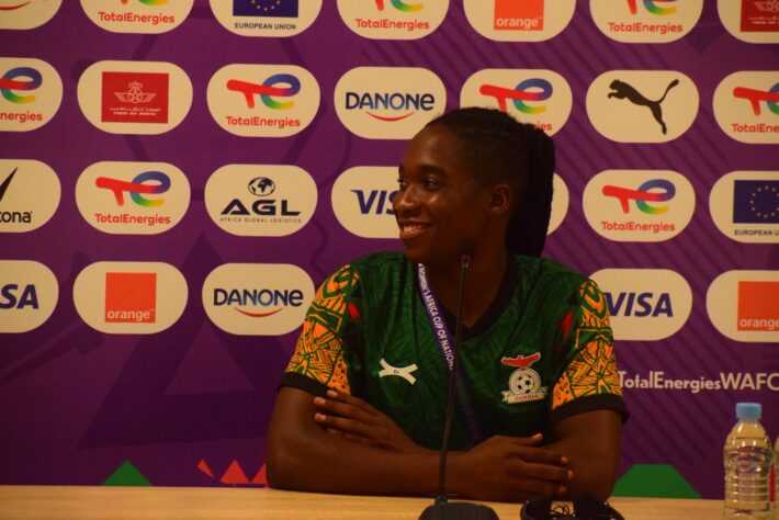 Barbra Banda, sans pression, avant de jouer contre le Nigéria