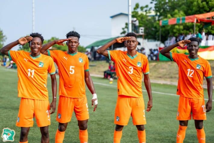 La Côte d'Ivoire est qualifiée pour les demi-finales du tournoi UFOA B U20