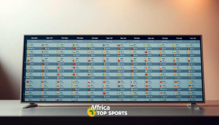 calendrier des matchs de football