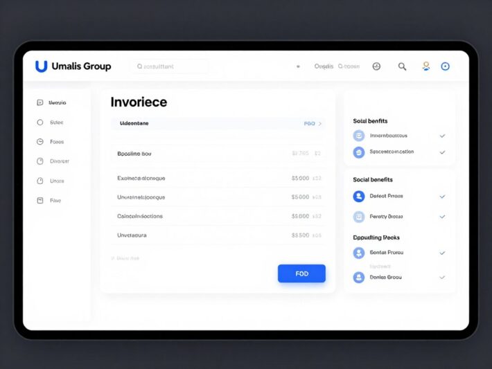 Plateforme technologique d'Umalis Group pour les consultants