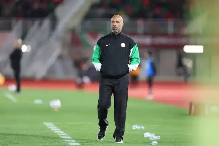 Eric S&eacute;kou Chelle, s&eacute;lectionneur des Super Eagles du Nig&eacute;ria