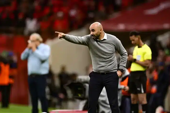 Walid Regragui, s&eacute;lectionneur des Lions de l'Atlas du Maroc