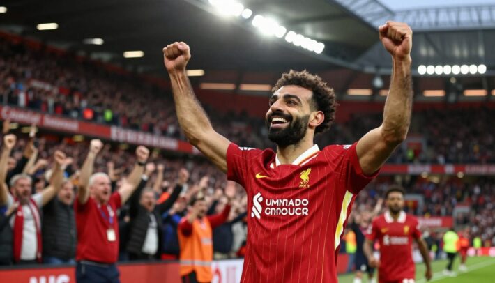 Mohamed Salah Liverpool record
