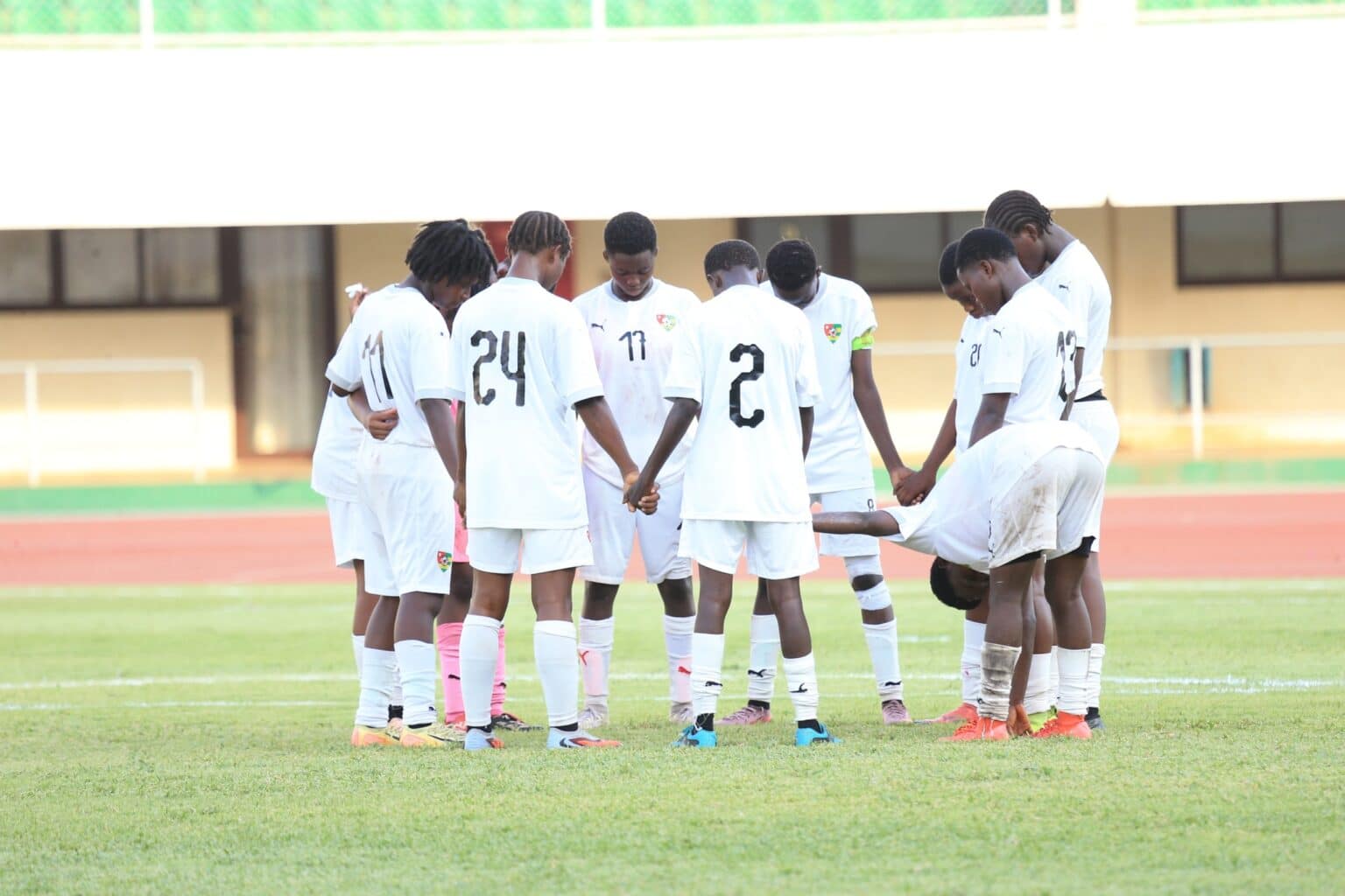U17 Women's World Cup Qualifiers: Togo and Ghana Draw at Half-Time